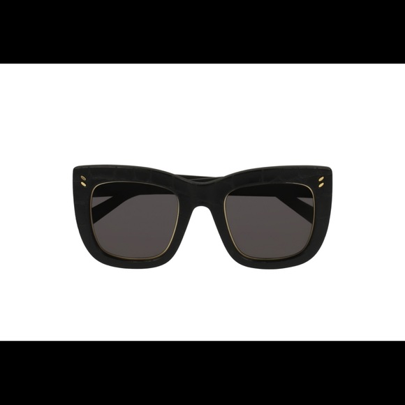 STELLA McCARTNEY SC 0033 S-001 BLACK SMOKE SUNGLASSES - Picture 5 of 12